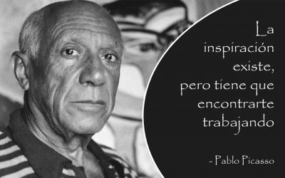 La inspiración tiene que encontrarte trabajando